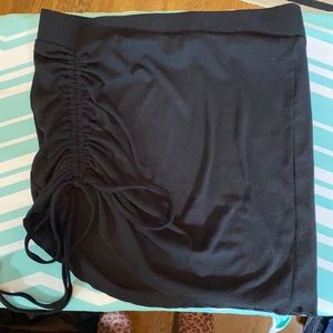 Shein black stretchy short skirt Small